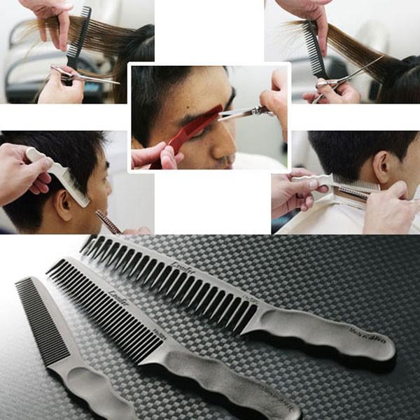 LEADER COMB 送料300円/3点まで KuNoJi No.521 手付カットコーム （中