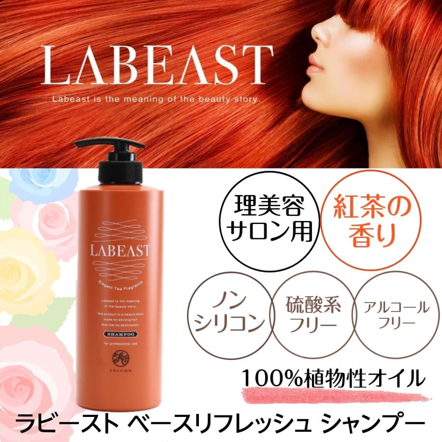ラビースト ベースリフレッシュ シャンプー 550ml ポンプ 紅茶の香り 輝くしなやかな髪に Labeast 業務用 美容院 サロン用 3m ブライト Yahoo 店 通販 Yahoo ショッピング