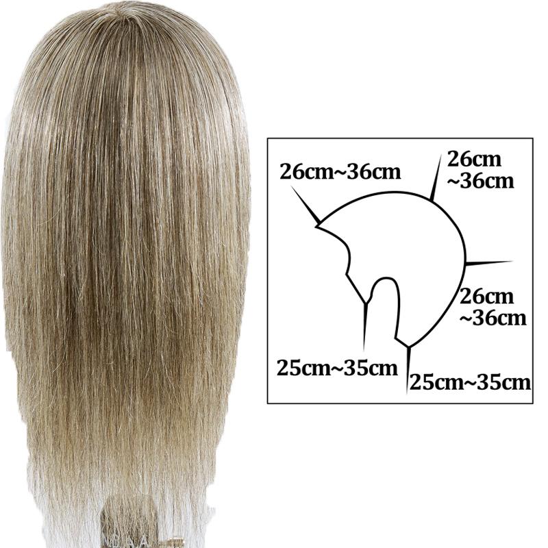 グレイヘアのカラー&カット練習用 マネキン N.B.A.A. カット グレイヘアのカラー&カット練習用 マネキン N.B.A.A. カット
