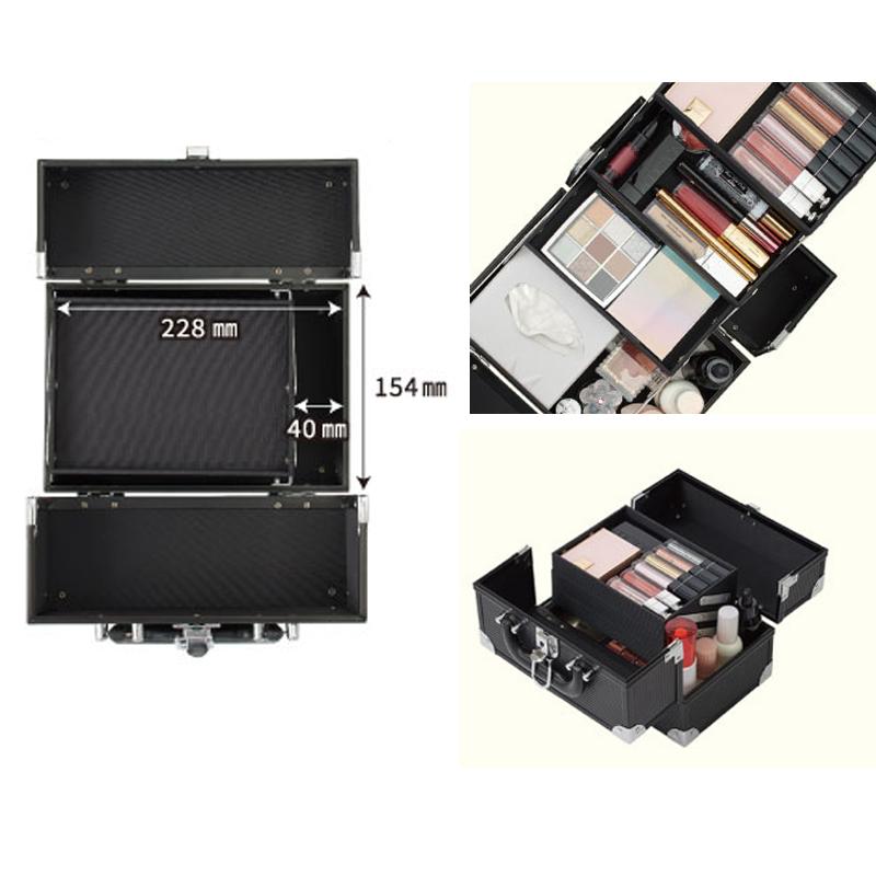 トリコ インダストリーズ プロ仕様 3段式収納 メイク道具コスメが一目