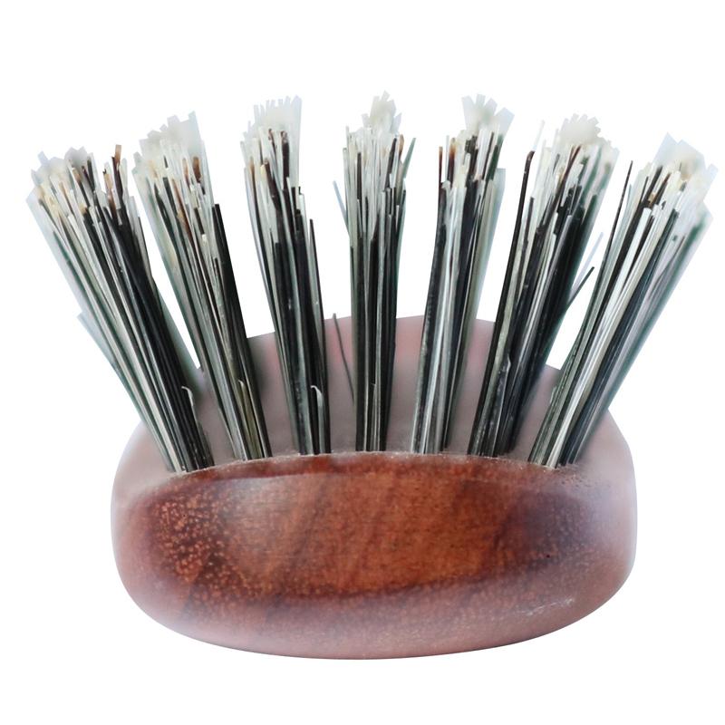 サンビー やわらかい豚毛使用 L-351 7行 日本製 ブラッシングブラシ