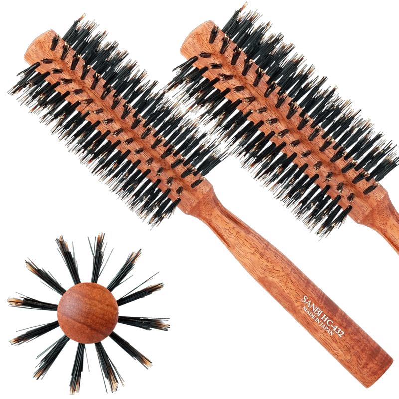 セラミック天然猪毛ロールブラシ 猪毛を使った日本製ロールブラシ｜HCシリーズ｜ ヘアブラシのSANBI