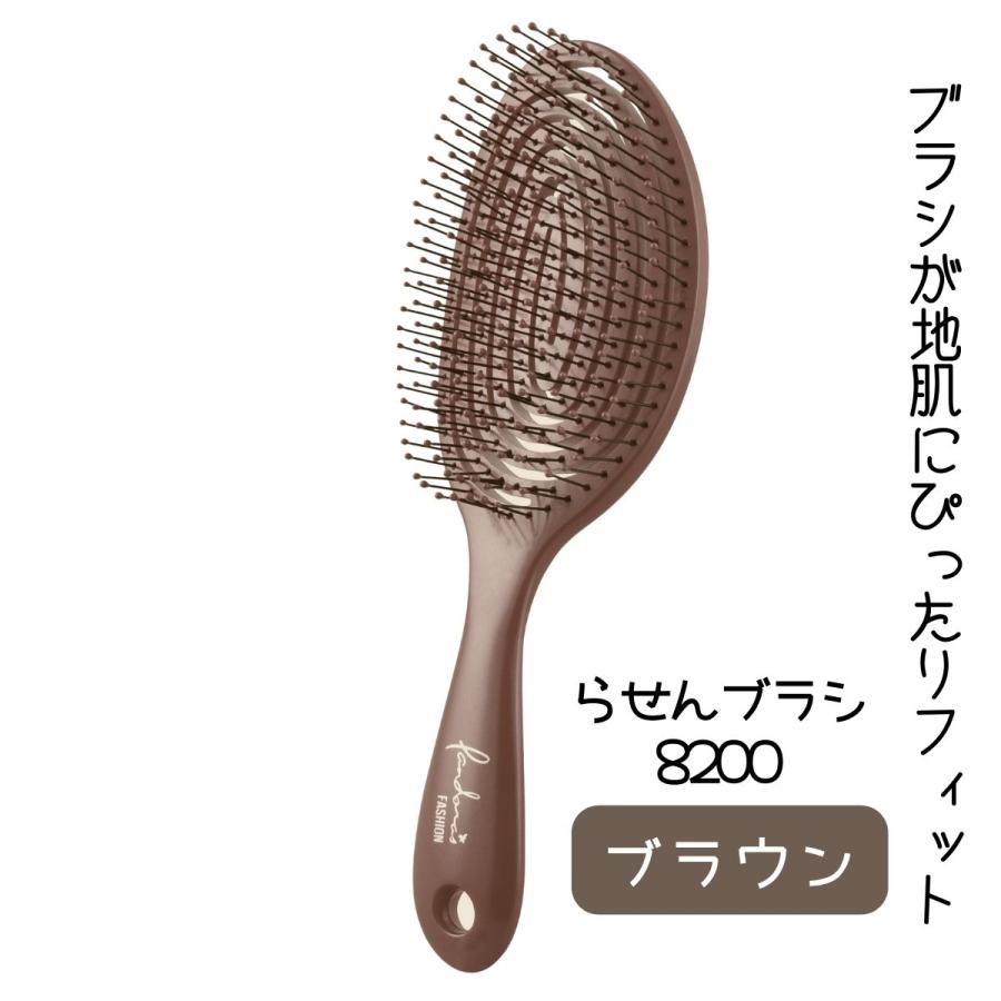 渦巻き かわいい ヘアブラシ 濡れ髪に使える 3D デタングル