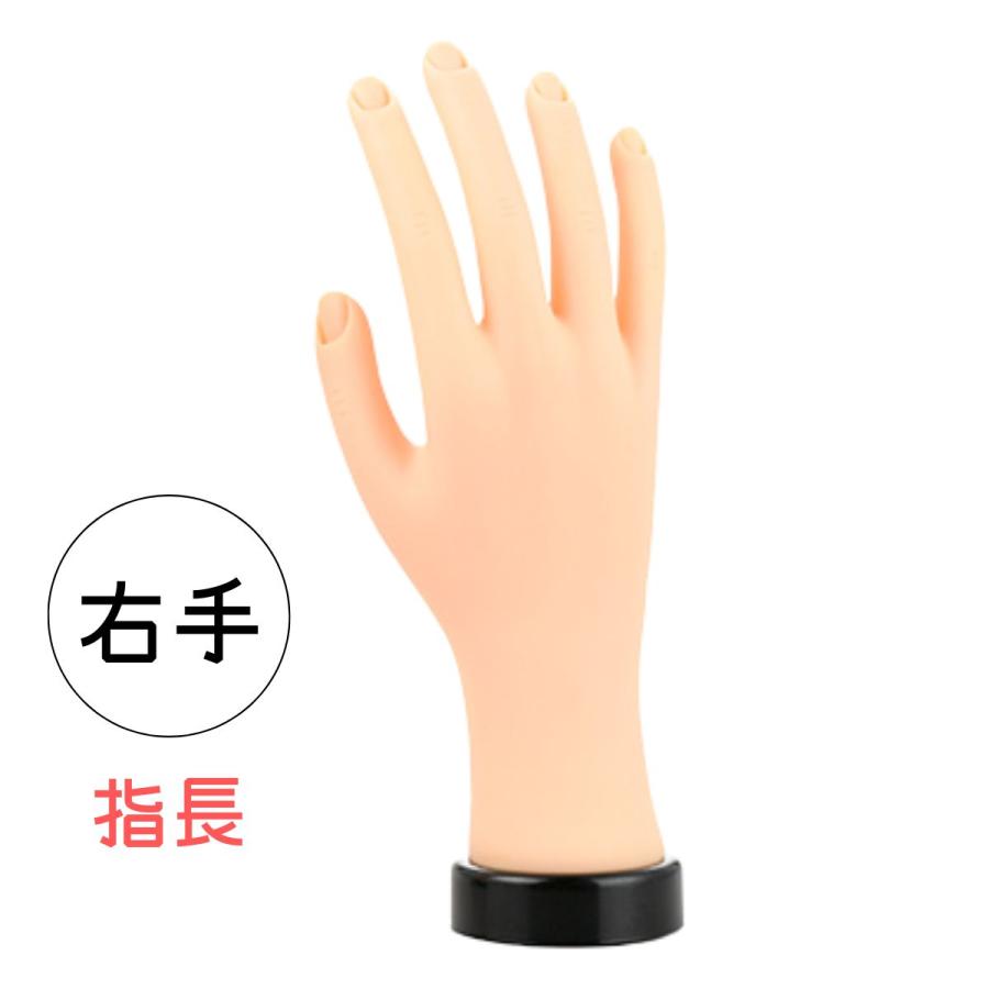 TATネイルリスク練習用プラスチックハンド3個セット　追加 滝川（TAKIGAWA） ペロロ トレーニングハンド3 右手のみ 単品 ネイル