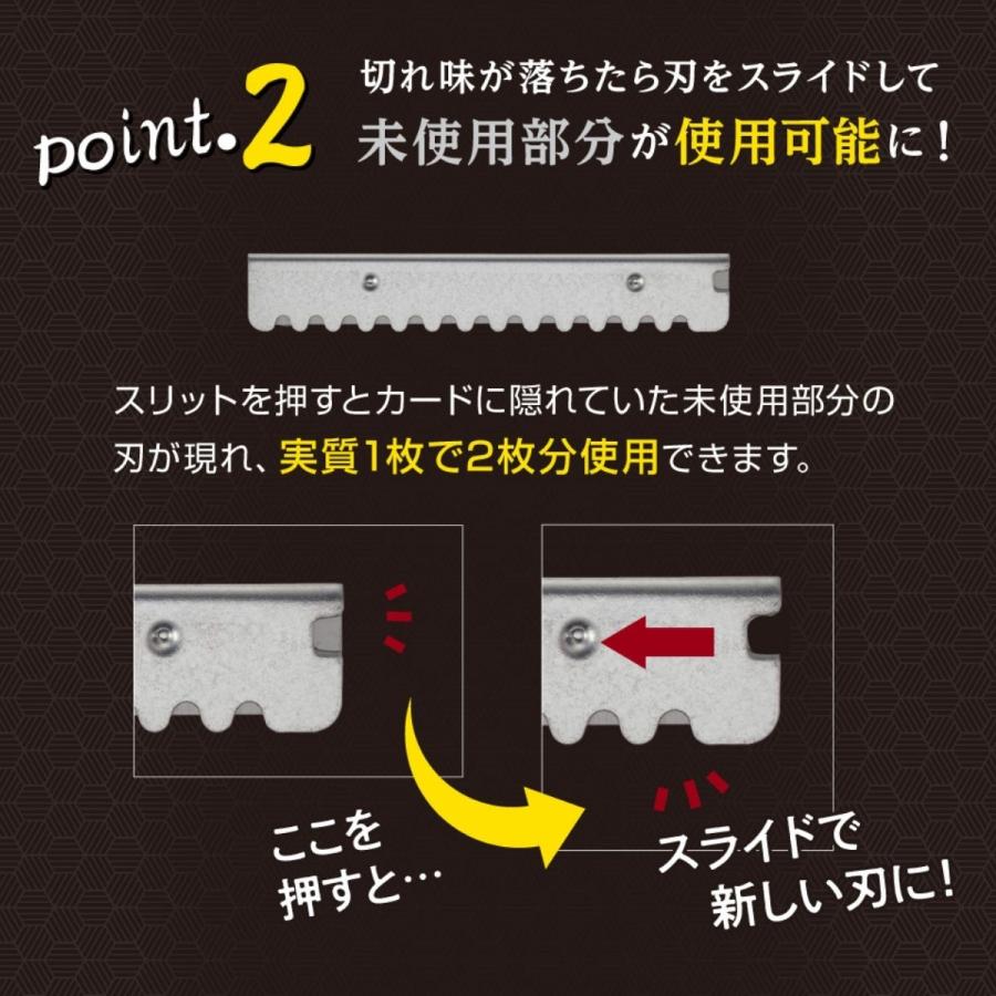 送料300円/3点まで アイビル 1枚で2回使える替刃EX 10枚入 2in1DUO
