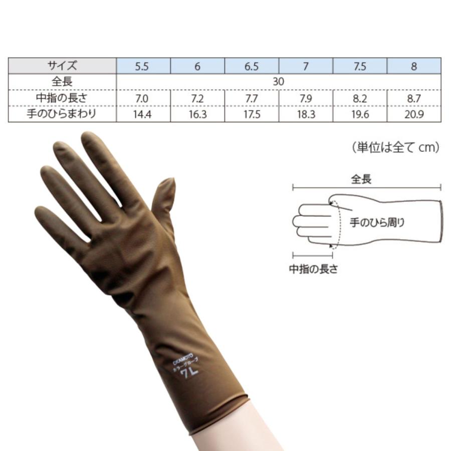 送料300円/3点まで オカモト グローブ 手袋 カラーグローブ 1双入 理 