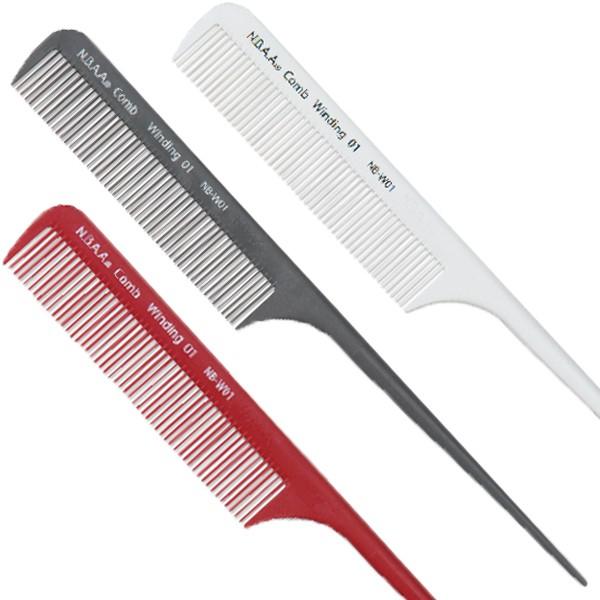 デタングリングコーム グレー/ピンク 植原セル ニューデルリン リングコーム No.3先細|no3先細 no3 先細