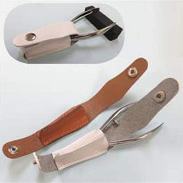 送料300円/3点まで ヒカリ キューティクルニッパー 刃先 革ケース（合