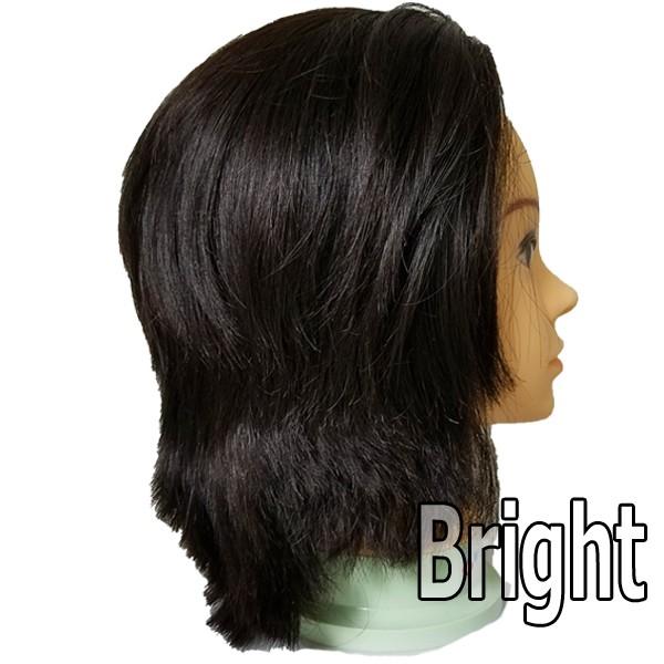 最安値 美容国家試験ワインディング用モデルウィッグ 人毛100 ワインディングエース オールブラントカット 仕込みカット済みマネキン 上質で快適 Spiritnmore Com