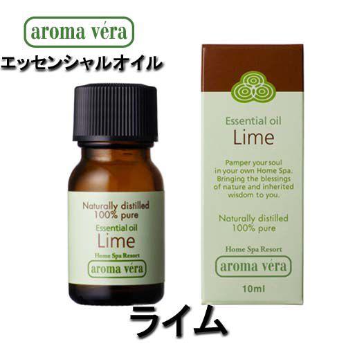 送料300円/3点まで アロマベラ エッセンシャルオイル ライム 10ml 精油 日本香堂｜bright08