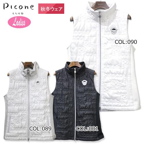 無料長期保証 年秋冬モデル ピッコーネクラブ Piconeclub C レディース フルジップ 中わたベスト ゴルフウェア スポーツウェア 安いそれに目立つ Kuljic Com