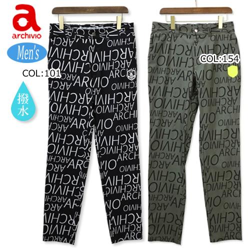 アルチビオ archivio A027914 メンズ ロングパンツ ロゴ総柄 撥水 軽量 薄手 ゴルフウェア スポーツウェア  :2021012705e:FirstStageヤフーショップ - 通販 - Yahoo!ショッピング