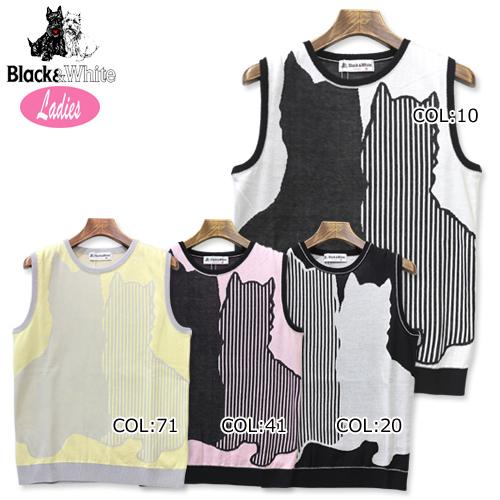 ブラック ホワイト Black White Bls10nd レディース ニットベスト 春夏秋冬 スポーツウェア ゴルフウェア o Firststageヤフーショップ 通販 Yahoo ショッピング