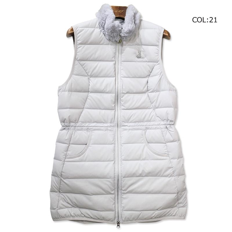 超歓迎 普段使いにもおススメ ブラック ホワイト スポーツウェア ゴルフウェア 保温 中綿 ダウンベスト ロングベスト レディース Blf1019gj Black White レディースウエア Www Ja Kitakyu Or Jp