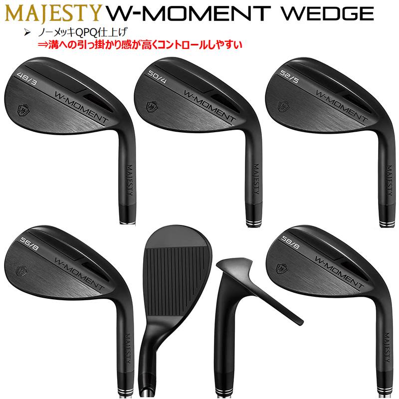 マジェスティ(MAJESTY) W-MOMENT WEDGE ノーメッキQPQ仕上げ (ブラック) 右用 N.S.PRO 950GH neo スチールシャフト｜bright1ststage｜03