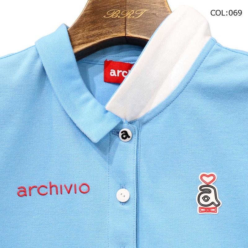 アルチビオ archivio A059405 レディース ポロシャツ ノースリーブ アルチビオ archivio A059405 レディース ポロシャツ ノースリーブ