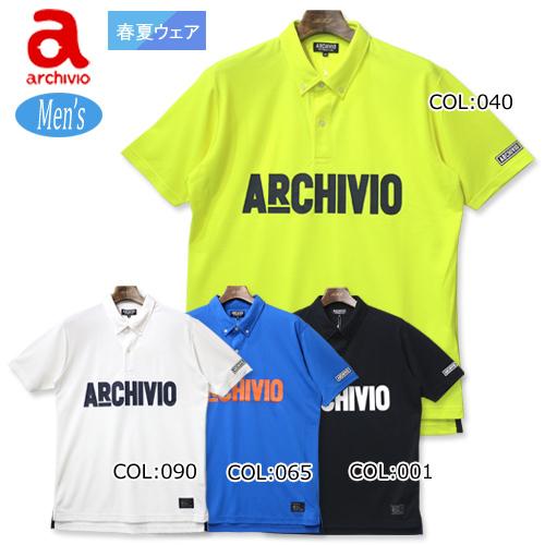 アルチビオ archivio A069316 メンズ 半袖 ポロシャツ 吸水速乾 春夏 スポーツウェア ゴルフウェア シャツ