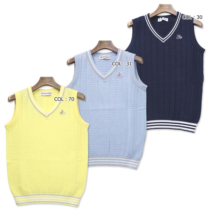 ブラック ホワイト Blackwhite Bls11nb レディース ベスト ニットベスト Vネック 軽量 春夏 ゴルフウェア スポーツウェア 卸直営