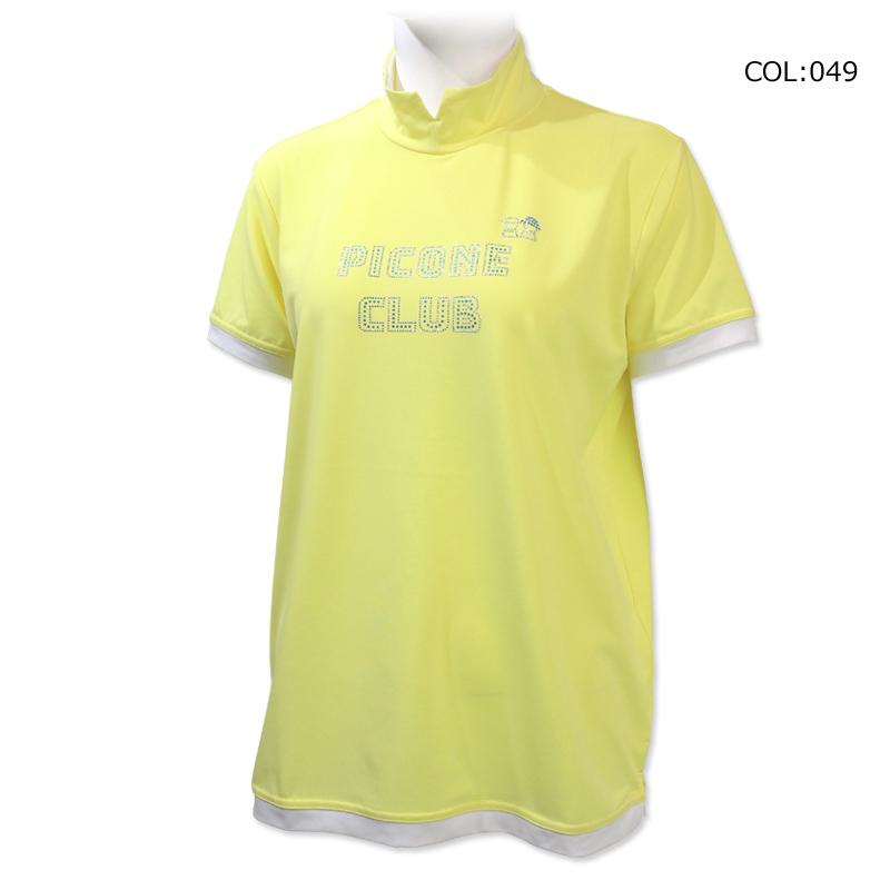 PICONE CLUB イエロー ハイネックシャツ サイズM