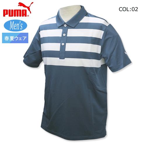 プーマ ゴルフ PUMA GOLF 596397 メンズ 春夏 半袖 ポロシャツ USサイズ 衿 ストレッチ ゴルフウェア スポーツウェア