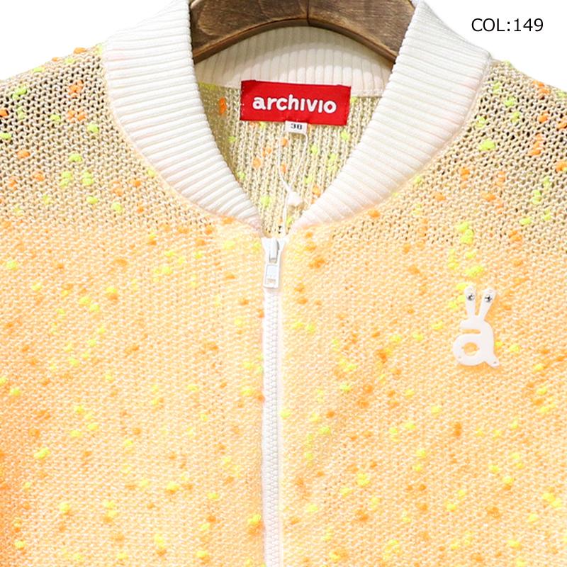 アルチビオ ナイロン ジップジャケット archivio 半袖 チェック archivio（アルチビオ） archivio A158214 レディース ブルゾン ジップ