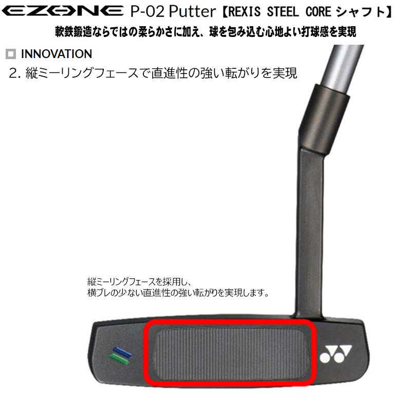 YONEX（ヨネックス） イーゾーン(EZONE) P-02(マレットタイプ) 軟鉄