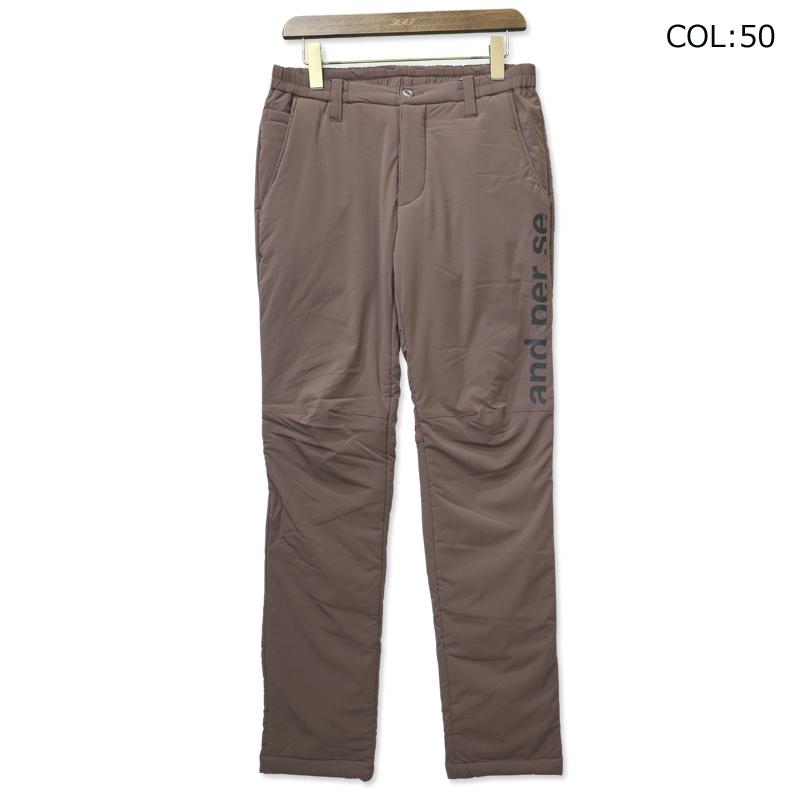 アンパスィ and per se AMF5002G2 メンズ ロングパンツ 撥水 保温 伸縮