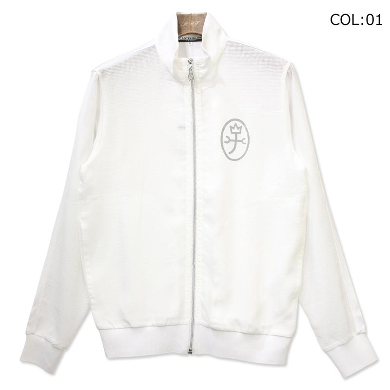 カステルバジャック 長袖ブルゾン ダブルジップ メッシュ素材 ゴルフウェア 美品 CASTELBAJAC SPORT カステルバジャック 7232212150 メンズ ウェア 長袖
