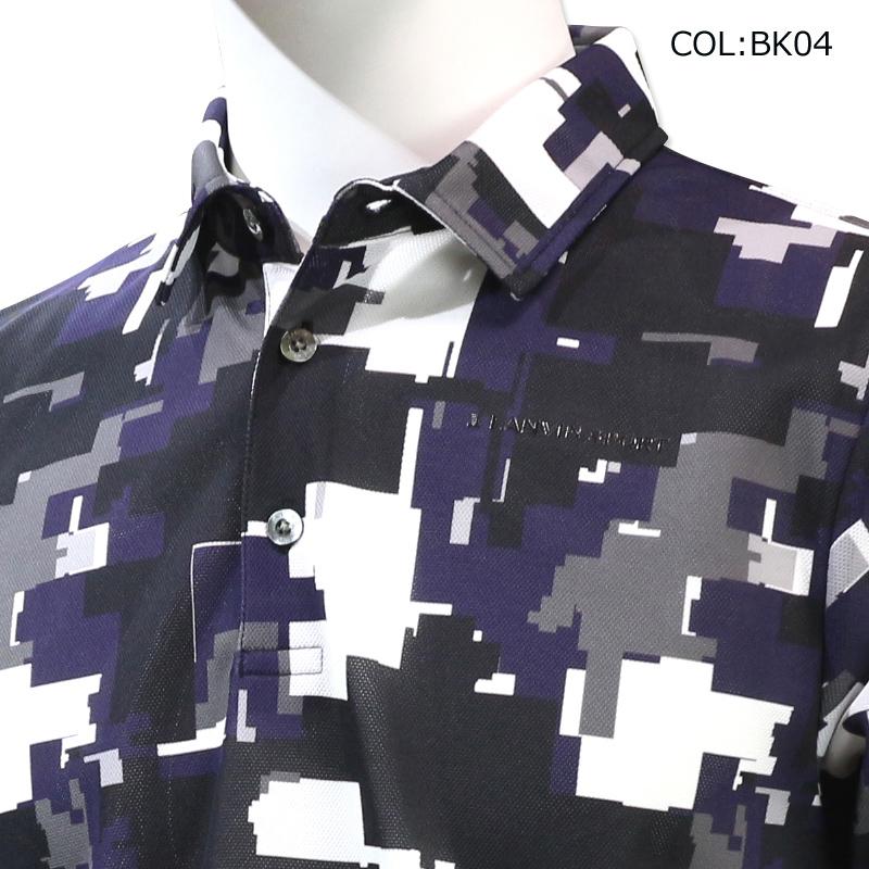 ランバン LANVIN VMV155307 メンズ 半袖 ポロシャツ ゴルフウェア 