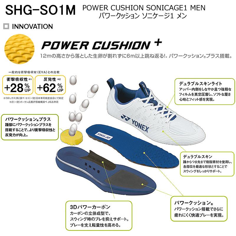 YONEX ヨネックス(YONEX) SHG-S01M 2022 パワークッション YONEX ヨネックス(YONEX) SHG-S01M 2022 パワークッション