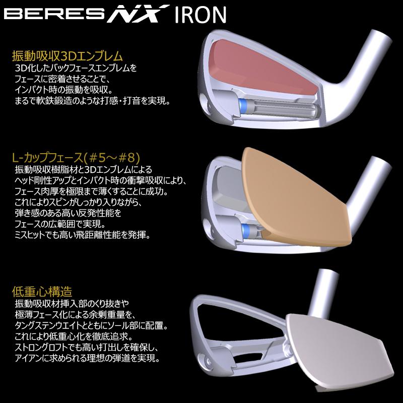 BERES 本間ゴルフ(HONMA/ホンマ) 2022 ベレス NX (BERES NX) 単品 
