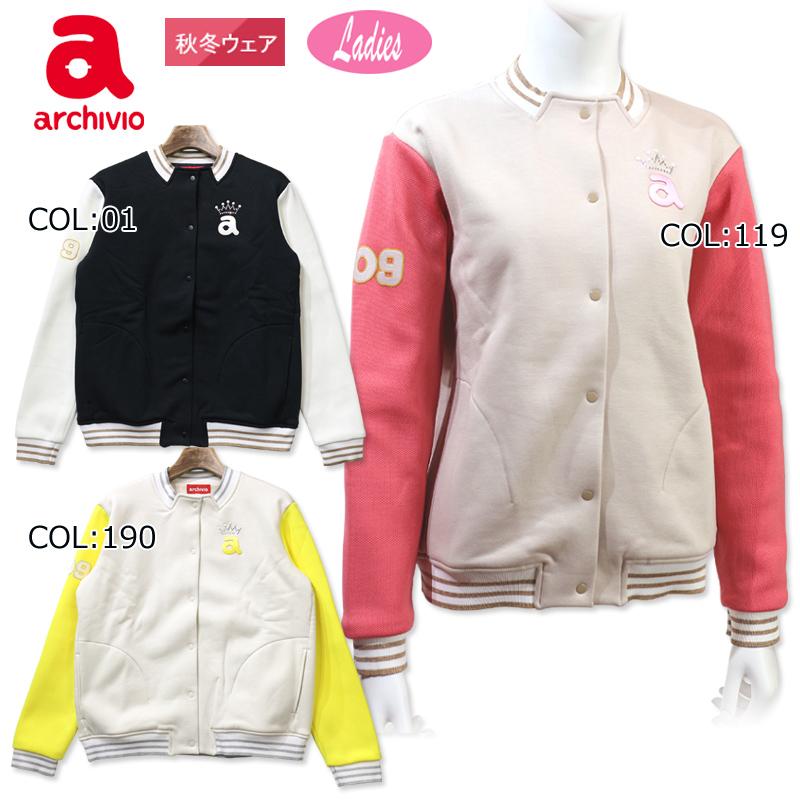 アルチビオ archivio A214015 レディース 長袖 ブルゾン ストレッチ 
