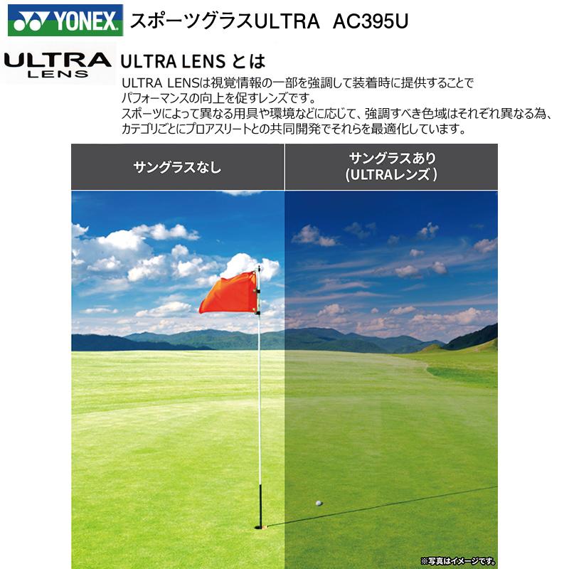 ヨネックス(YONEX) スポーツグラス ULTRA AC395U サングラス UV99.9%CUT (レッドシャドーミラーxULTRA ネプチューンパープル レンズ) 日本製｜bright1ststage｜02