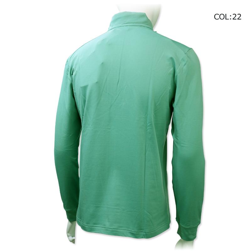 シェルボ CHERVO 031-27112 メンズ 長袖 ハーフジップ シャツ