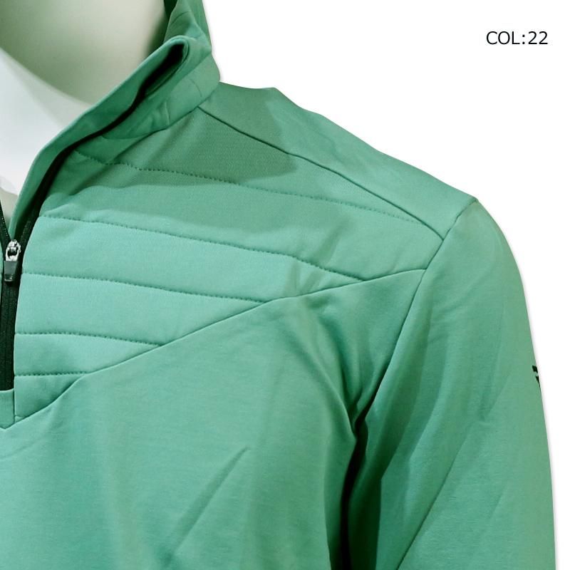 シェルボ CHERVO 031-27112 メンズ 長袖 ハーフジップ シャツ