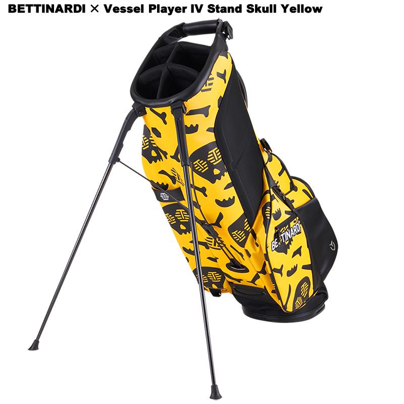 ベティナルディ(BETTINARDI) 8.5型(3.4kg) スタンドバッグ 2023 VESSEL Player IV Stand Skull Yellow｜bright1ststage｜02