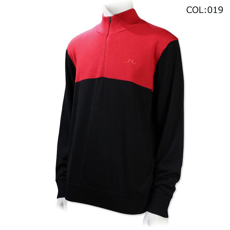 ジェイリンドバーグ ハーフジップ ブラック メンズセーター 楽天市場】セーター ハーフジップ（ブランドジェイ