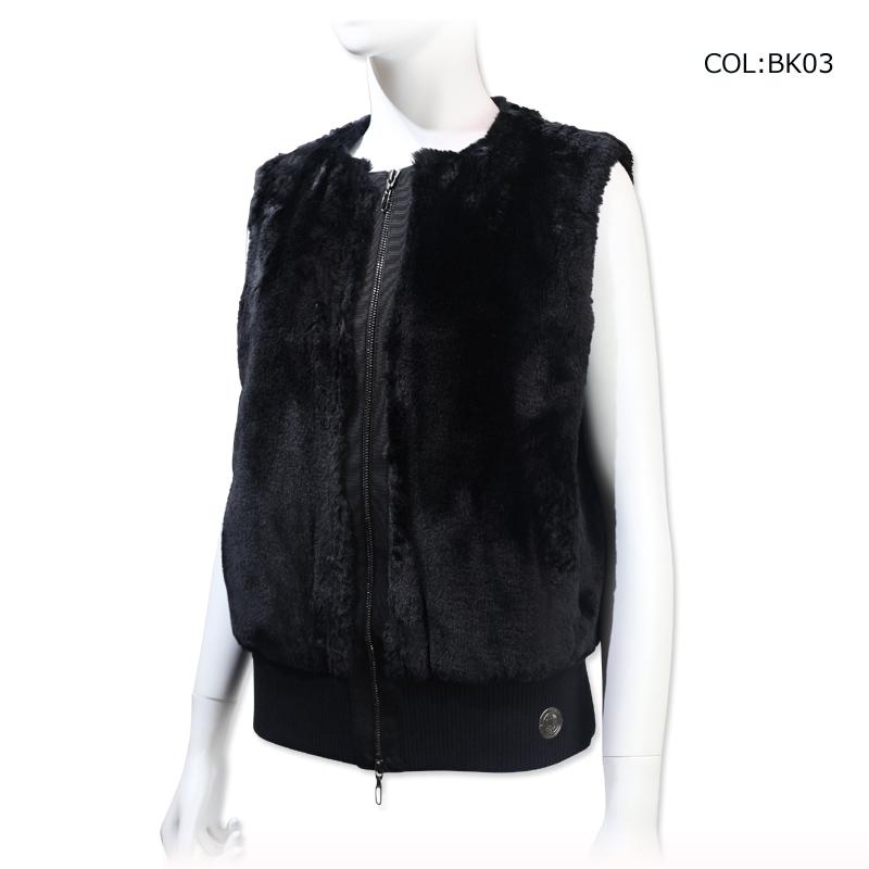 LANVIN ランバン VLW655134N レディース ファーベスト 蓄熱保温裏地付 