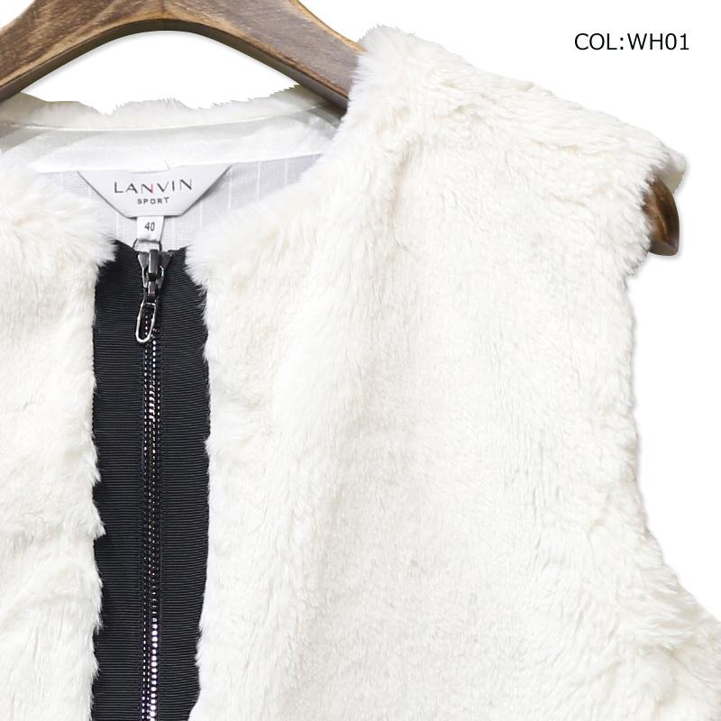 LANVIN ランバン VLW655134N レディース ファーベスト 蓄熱保温裏地付 