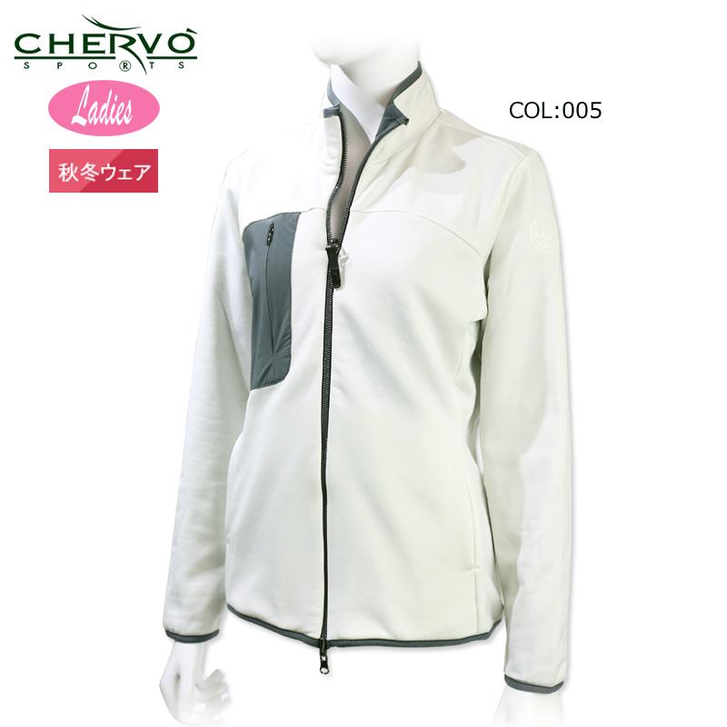 シェルボ CHERVO 032-59112 レディース フルジップブルゾン 防風 撥水 ストレッチ ゴルフウェア スポーツウェア 秋冬 シェルボ CHERVO 032-59112 レディース フルジップブルゾン 防風 撥水