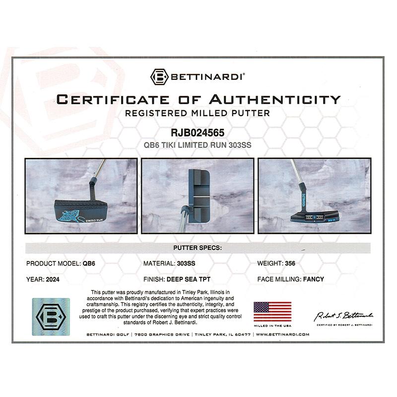 BETTINARDI（ベティナルディ） 並行輸入品 2024年 世界限定500本 TIKI