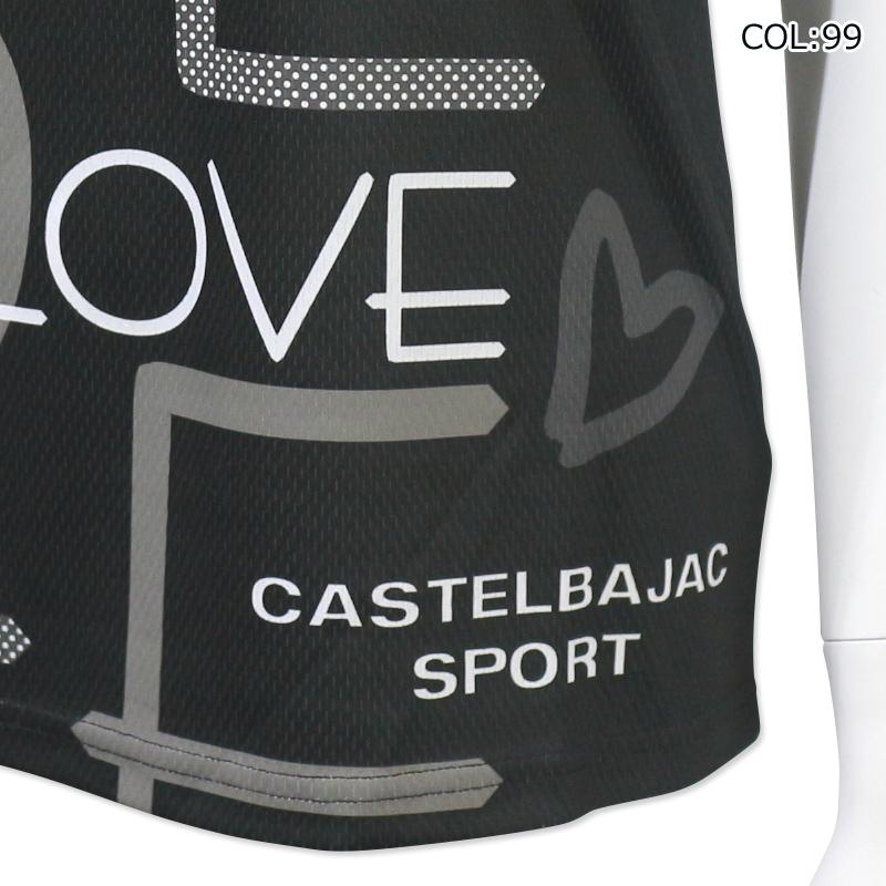 カステルバジャック CASTELBAJAC 7243272214 レディース 半袖 モックネックTシャツ 遮熱 吸汗速乾 UVカット ゴルフウェア スポーツウェア 春夏｜bright1ststage｜06