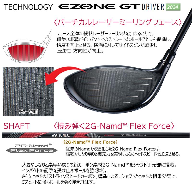 YONEX EZONE GT ドライバー 9度 TYPE-S カスタムシャフト ヨネックス EZONE（イーゾーン）GT TYPE S ドライバーの試打