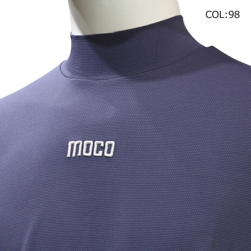 モコ MOCO 21-2231441 メンズ 半袖 モックネックシャツ 接触冷感 吸汗
