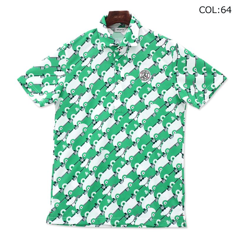 アンパスィ and per se AMS9654X7 メンズ 半袖 ポロシャツ ストレッチ