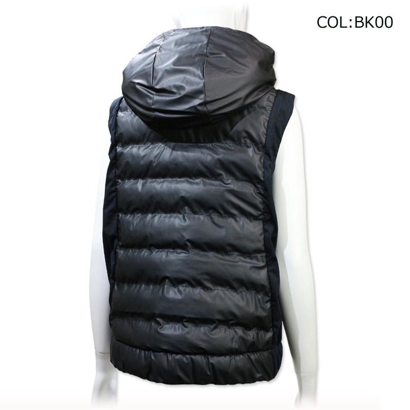 マンシングウェア】黒 フード付きジャケット レディース ゴルフウェア