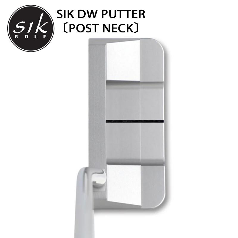 シックパター (SIK PUTTER) ダブルワイド ポストネック パター 右用 シルバースチールシャフト (サテンシルバー仕上げ) SIK DW POST NECK PUTTER USモデル 並行輸入品 シックパター (SIK) ダブルワイド ポストネック パター 右