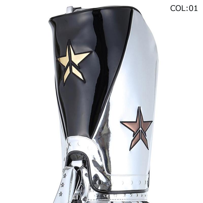新品未使用 ROCK DUDE ロックデュード キャディバッグシルバー 9.5型 ロックデュード ROCK・DUDE 13-678000 9.5型（4.7kg） キャディバッグ
