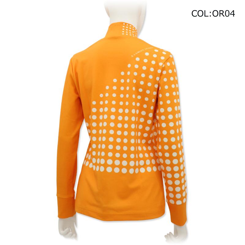 ランバン スポール LANVIN SPORT VLX101201 レディース シャツ 長袖 モックネック 吸汗速乾 ゴルフウェア スポーツウェア 春夏 LANVIN（ランバン） スポール LANVIN SPORT VLX101201 レディース