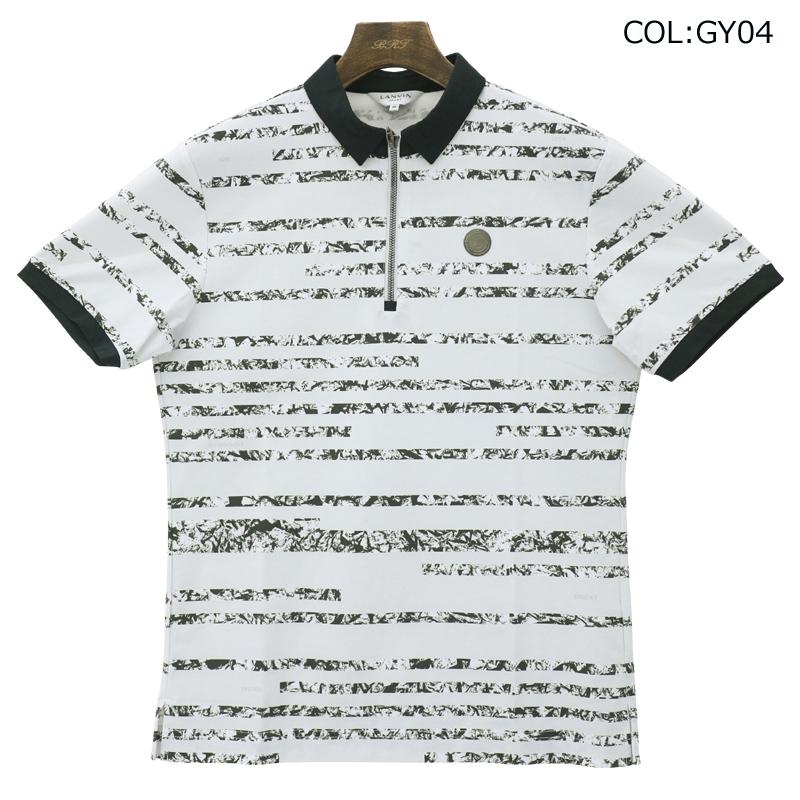 ランバン スポール LANVIN SPORT VMX156208N メンズ シャツ 半袖 吸汗速乾 ストレッチ ゴルフウェア スポーツウェア 春夏 LANVIN（ランバン） スポール LANVIN SPORT VMX156208N メンズ シャツ